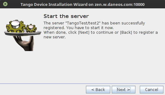 Wizard - step 2