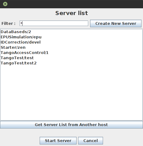 Astor server list