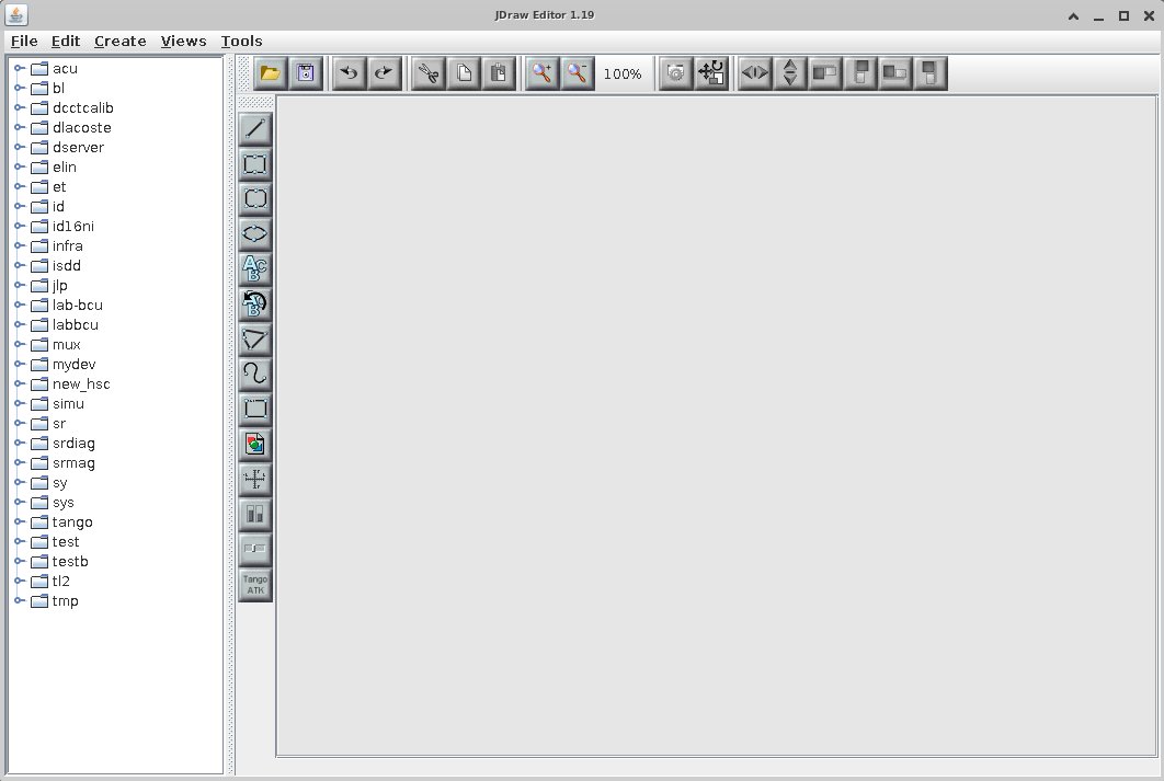 JDraw Editor main window